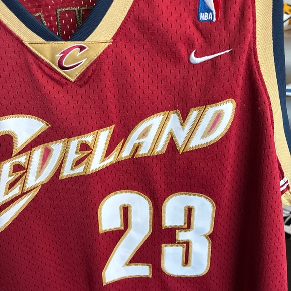 Nike LeBron James Cleveland Cavaliers NBA Jersey Swingman 2003 Rookie Year 3XL - Picture 13 of 16